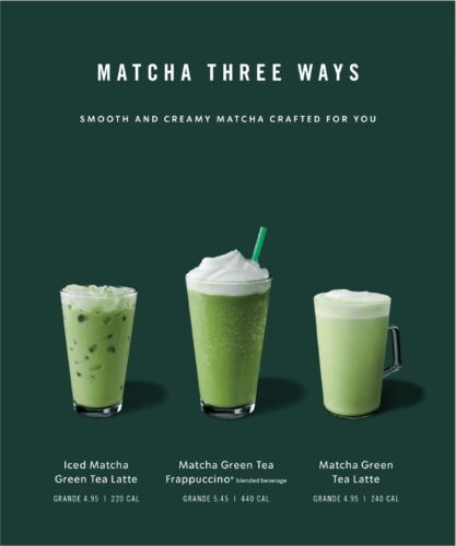 Matcha Menu