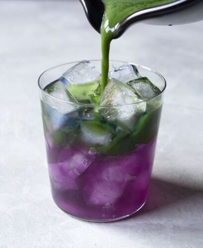 Butterfly Pea Flower Matcha Lemonade 