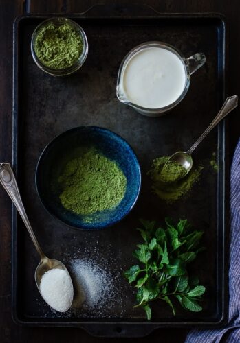 Matcha Mint Chocolate Chunk Ice Cream