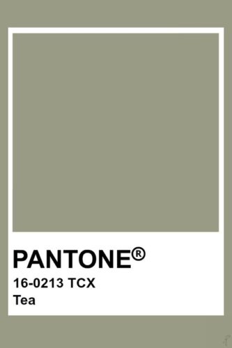 tea pantone