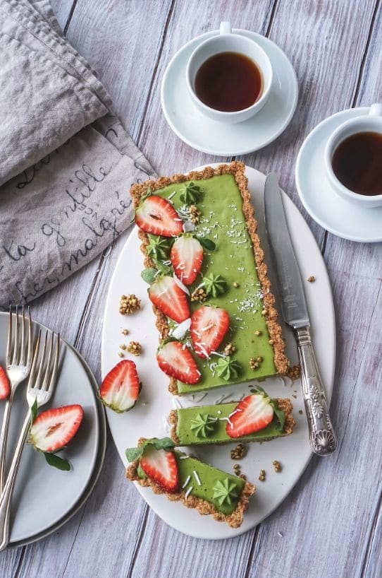 matcha cheesecake