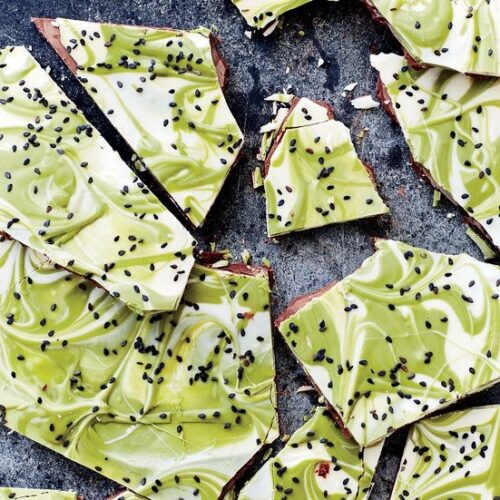 Matcha chocolate Bark 6