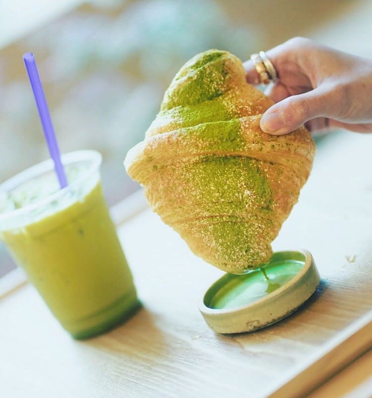 Matcha Croissants