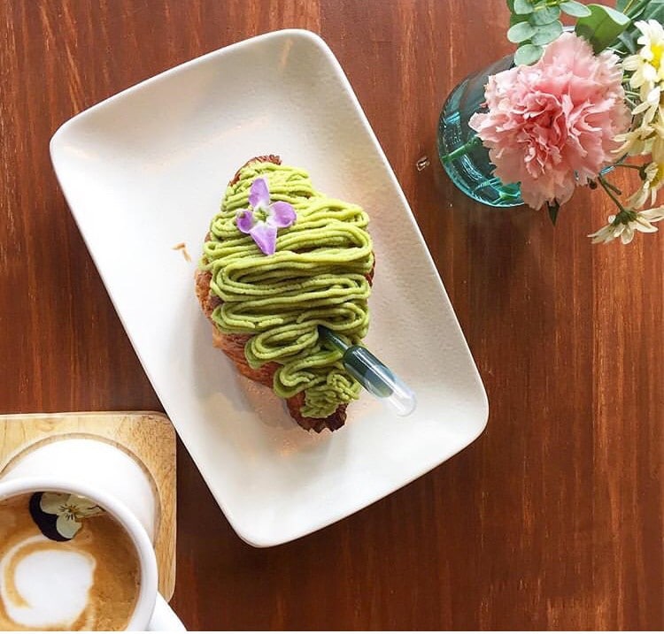 Matcha Croissants  