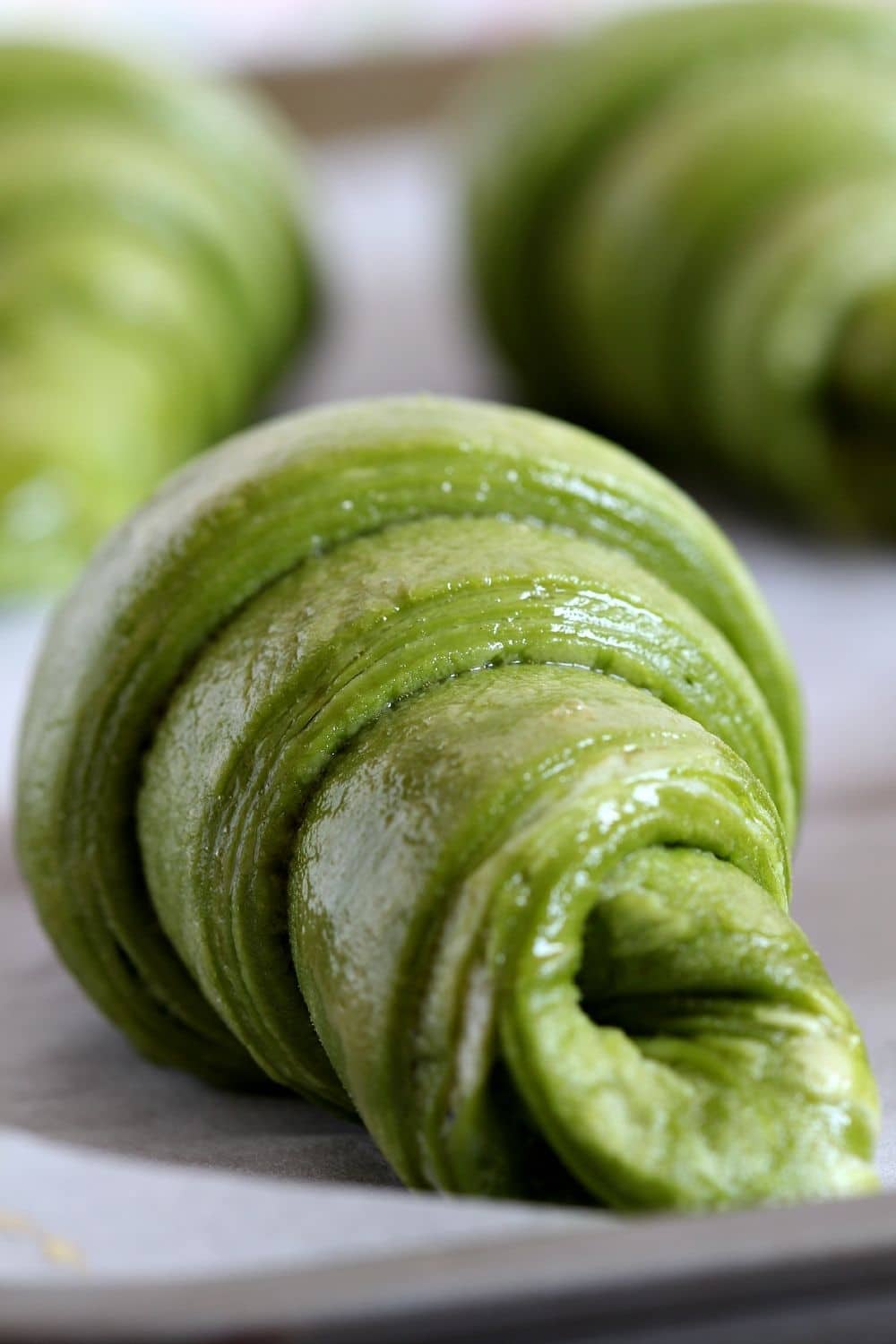 Matcha Croissants