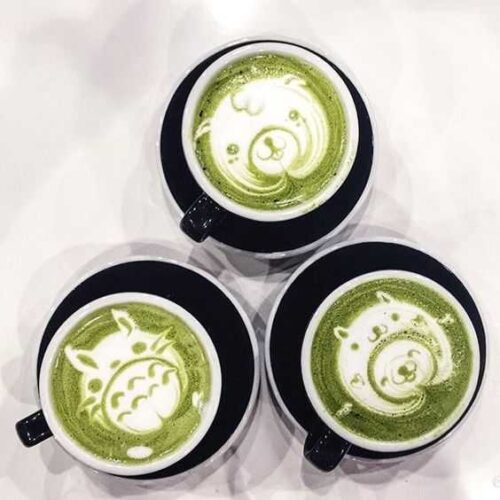 Matcha Latte Art 