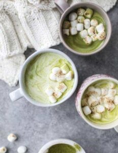 Matcha-Honey Hot Chocolate