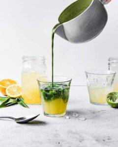 fruity matcha drinks